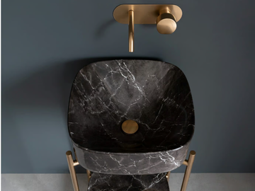 MOON - Countertop square ceramic washbasin by Scarabeo Ceramiche - view 2